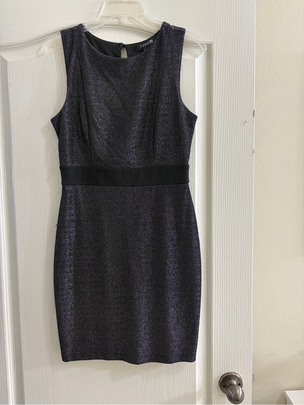 Forever 21 Metallic Shimmer Sheath Dress Medium Holiday Cocktail Dress